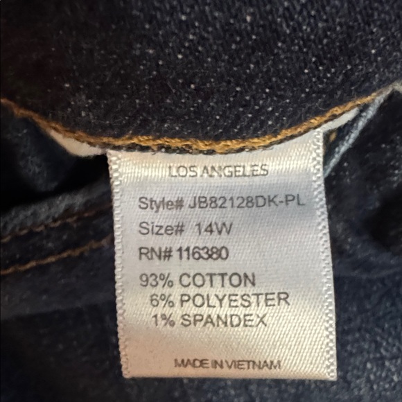 Judy Blue Classic Dark Blue High-Rise Denim Jeans - Picture 6 of 6